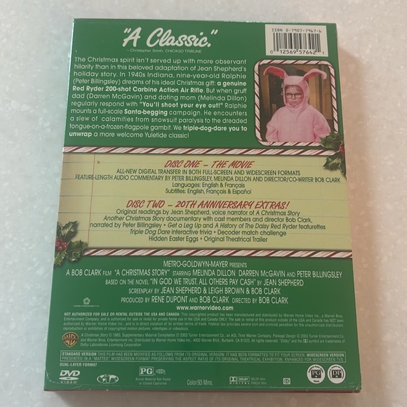 NWT- A Christmas Story- 2 disc DVD 20th Anniversary set - Picture 5 of 11